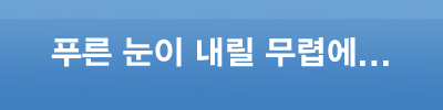 푸른 눈이 내릴 무렵에...