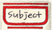 subject