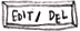edit & delete