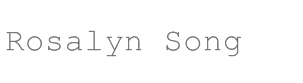 Rosalyn Song
