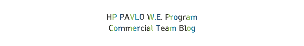 Commercial Team Blog - HP PAVLO W.E. Program